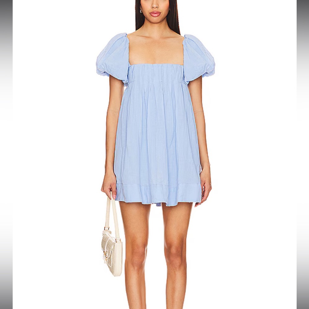 Marina Mini Dress in Blue Bell